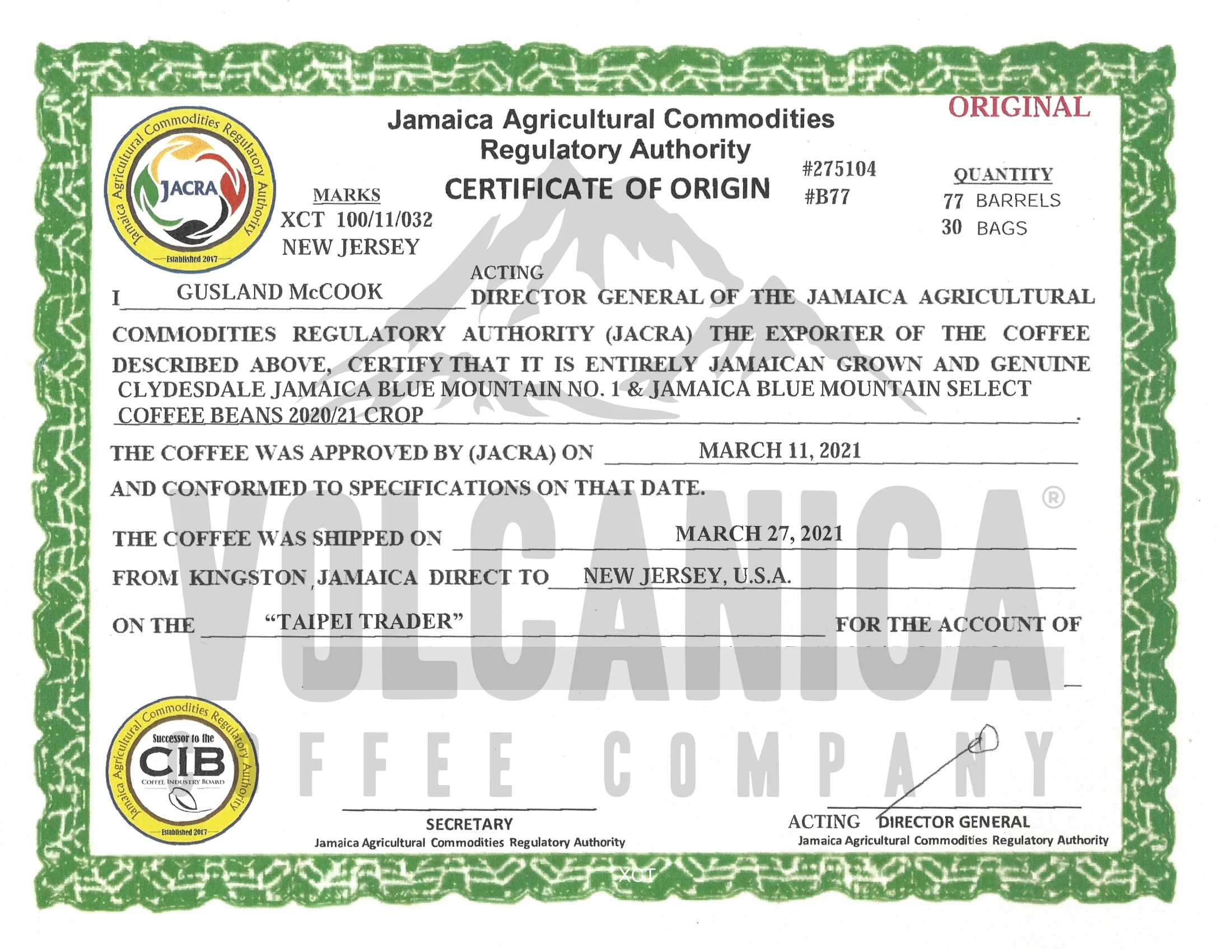 Jamaican Blue Mountain Peaberry Coffee - Image 7